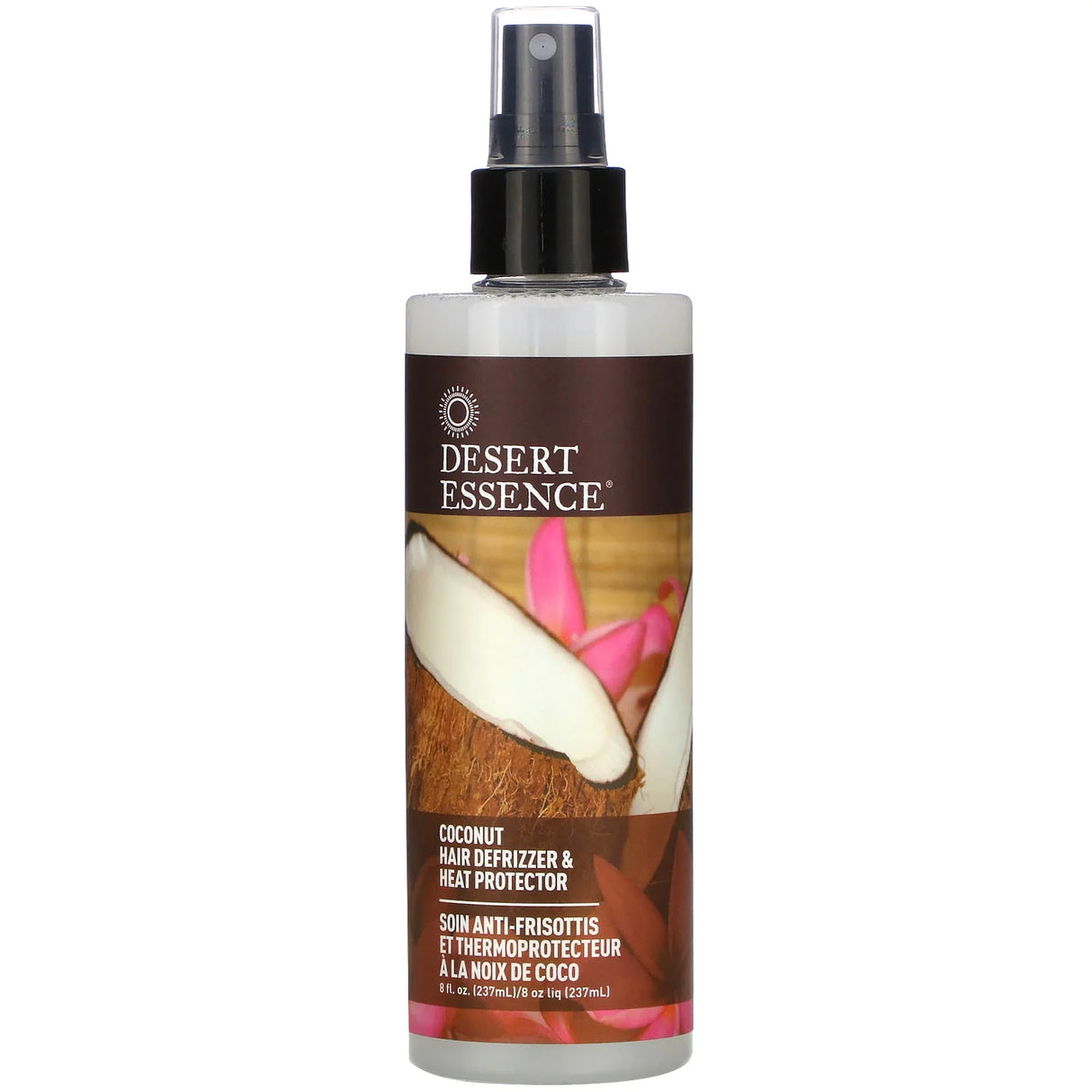 Desert Essence COCONUT DEFRIZZ HEAT PROTECTOR 8 Liquid