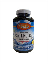 Wild Norwegian Cod Liver Oil Lemon Flavor 230 mg