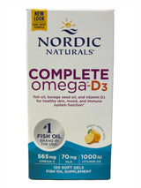 Complete Omega-D3 565 mg 120 Soft Gels