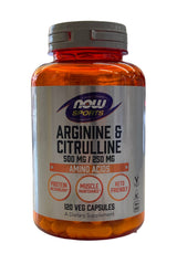 Now ARGININE 500mg & CITRULLINE 250MG