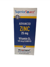 Advanced Zinc 25mg Vitamin D3 5000iu