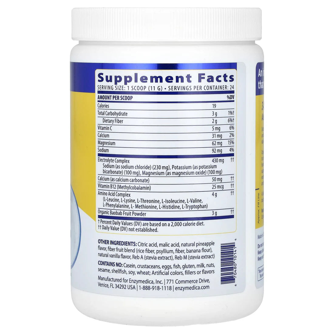 Fasting Today Intermittent Fasting Drink Mix 9.31 oz