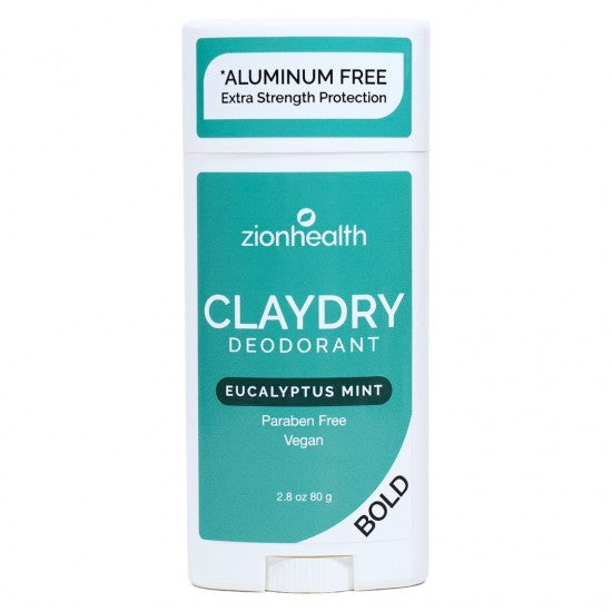 Zion Health Clay Dry Bold - Eucalyptus Mint 2.8 oz