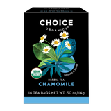 CHOICE ORGANIC TEAS Chamomile 16 BAG