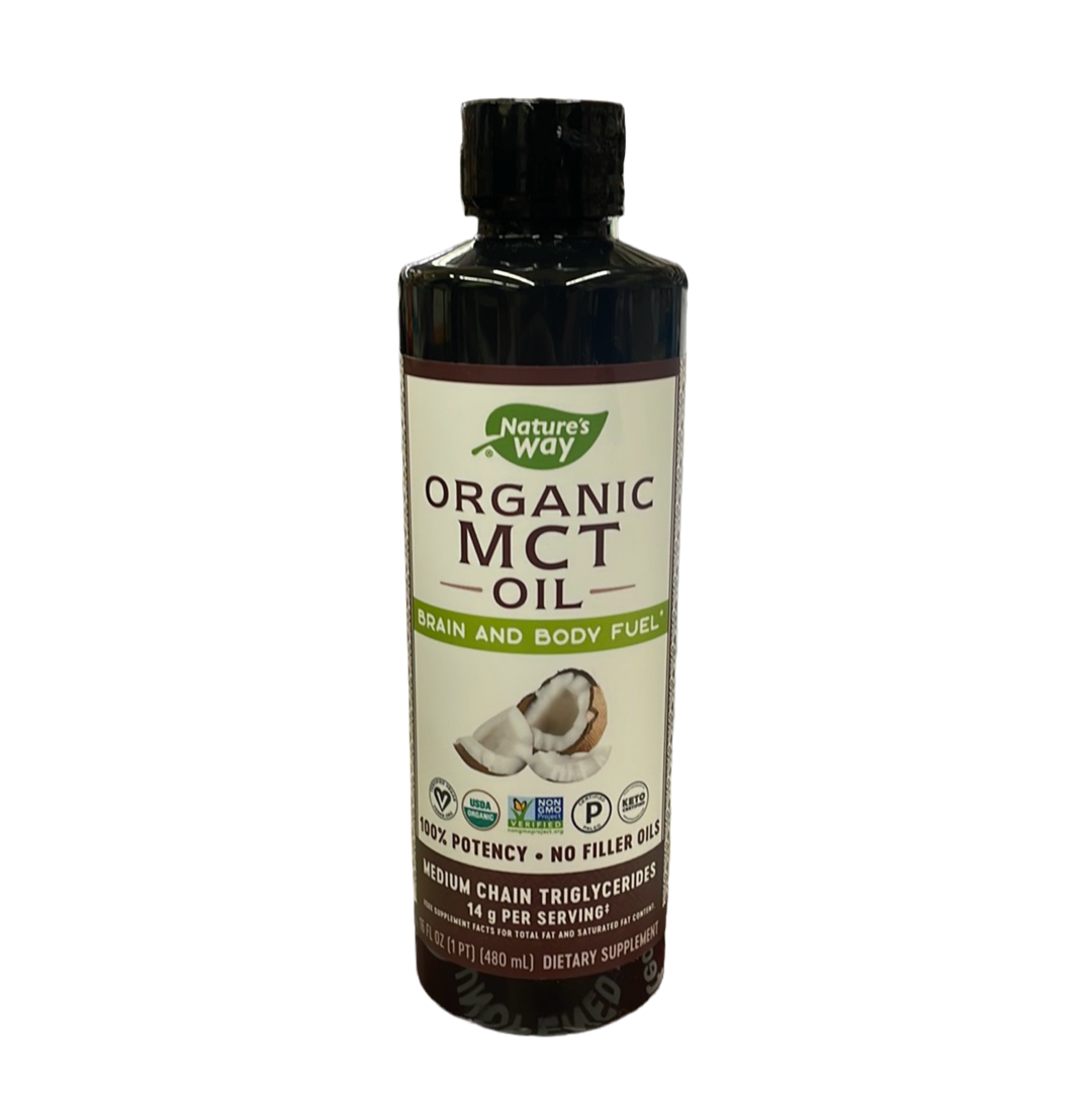 Organic MCT Oil 100% Potency