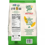 LATE JULY SNACKS Resturant Style, Sea Salt 10.1 OZ