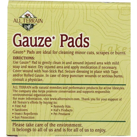 All Terrain Gauze Pads 10 ct