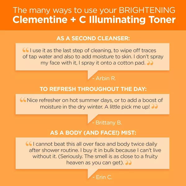 Andalou Naturals Clementine + C Illuminating Toner