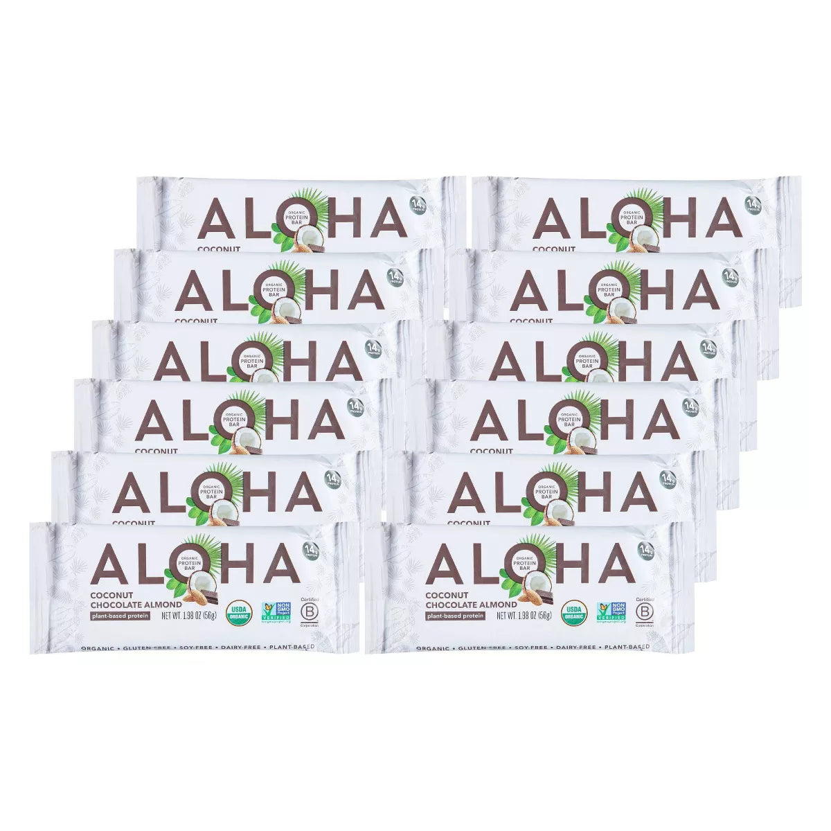 ALOHA COCONUT CHOCOLATE ALMOND 12/1.98 OZ