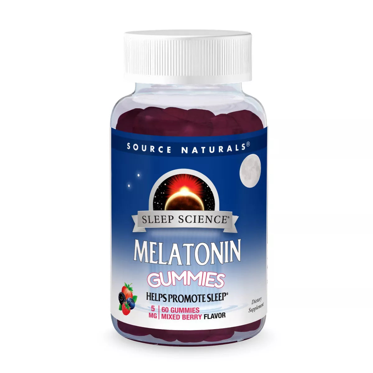 SOURCE NATURALS SLEEP SCIENCE MELATONIN 5MG GUMMIES 60CT