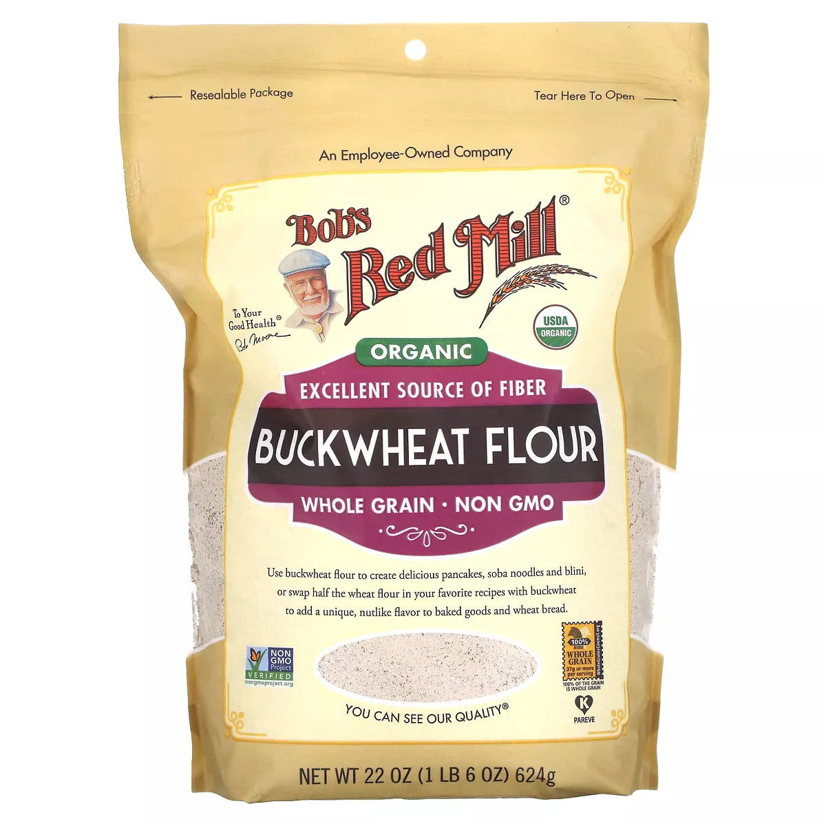 BOB`S RED MILL Flour, Buckwheat 22 OZ