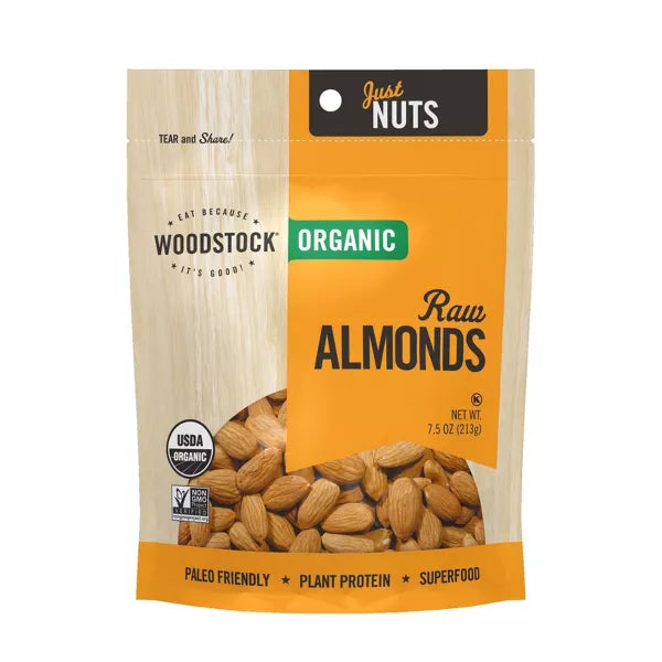 WOODSTOCK Almonds 7.5 OZ