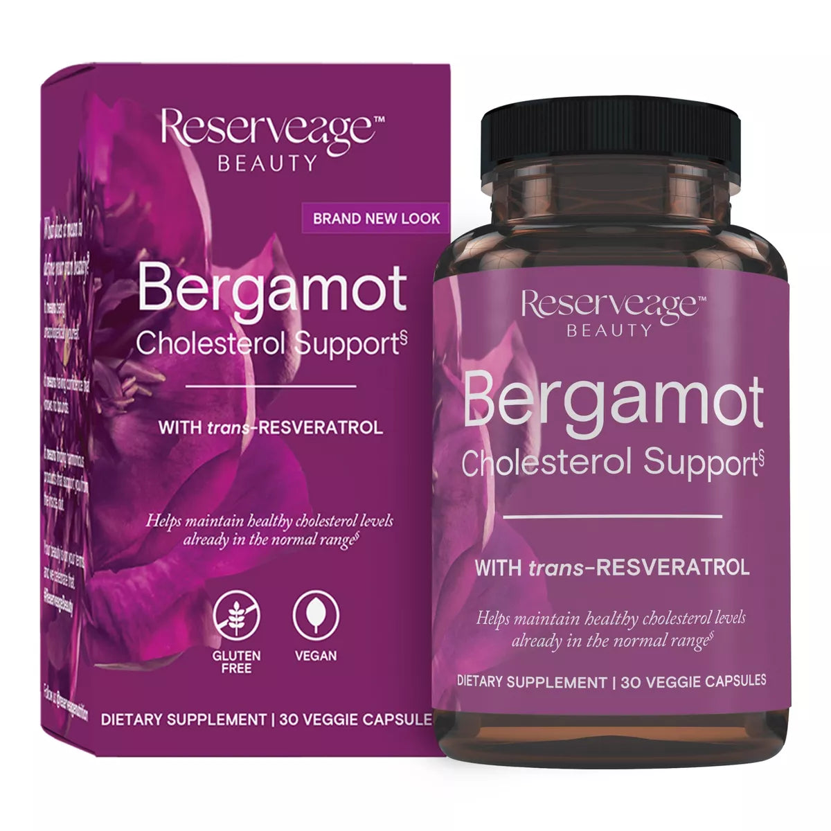 Reserveage Bergamot Cholesterol Support - Reserveage - 30 - VegCap