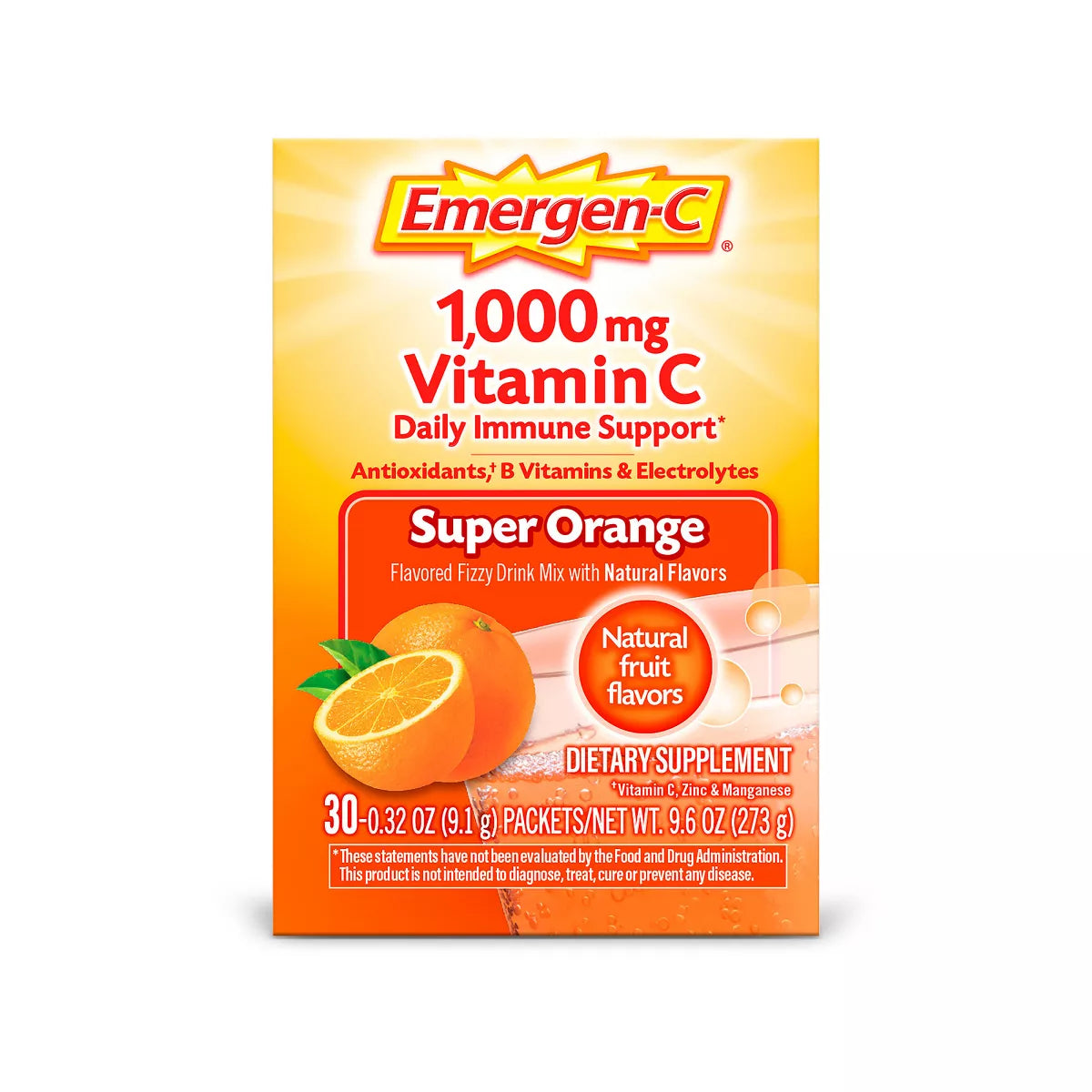 ALACER EMRGN-C SUPER ORANGE 10CT