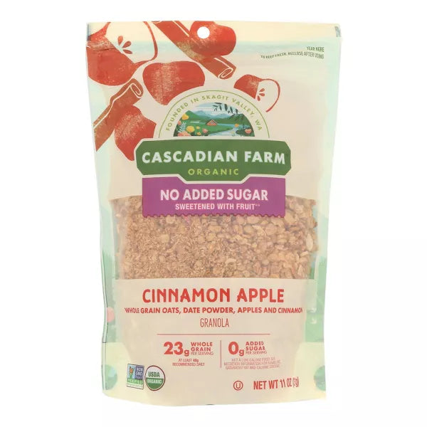 CASCADIAN FARM Cinnamon Apple Granola 11 OZ