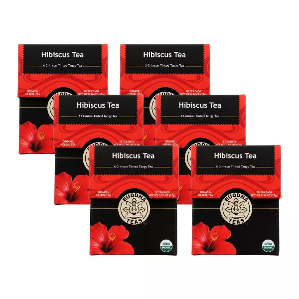 BUDDHA TEAS Organic Hibiscus 18 BAG