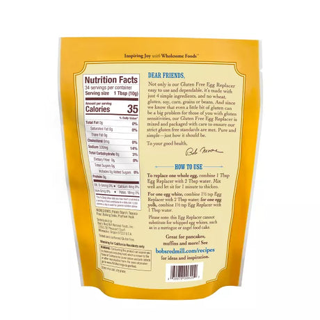 BOB`S RED MILL Egg Replacer Powder 5/12 OZ