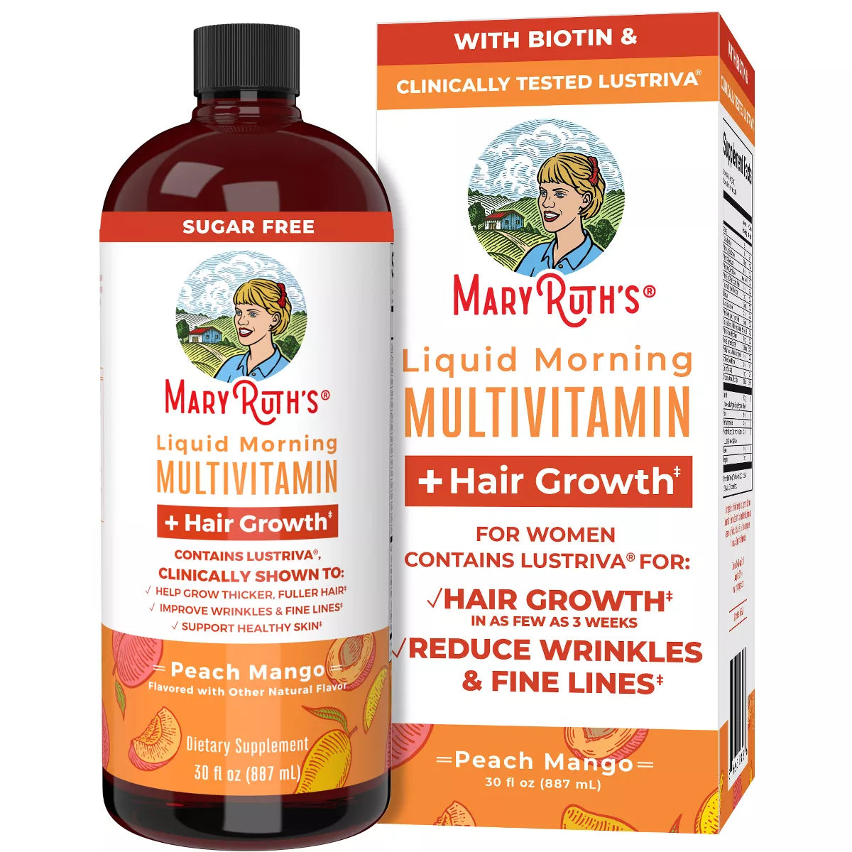 Mary Ruth’s Liquid Morning Multivitamin+Hair Growth