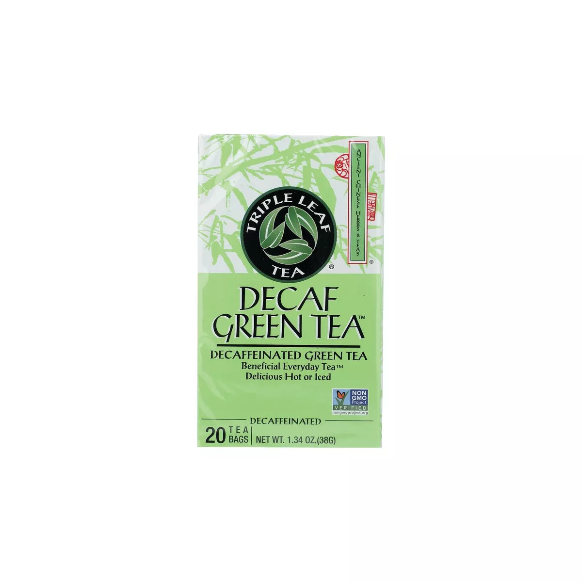 TRIPLE LEAF TEA Decaf Green Tea  20 BAG