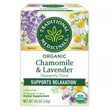 TRADITIONAL MEDICINALS TEAS Organic Chamomile w/ Lavender Tea 16 BAG