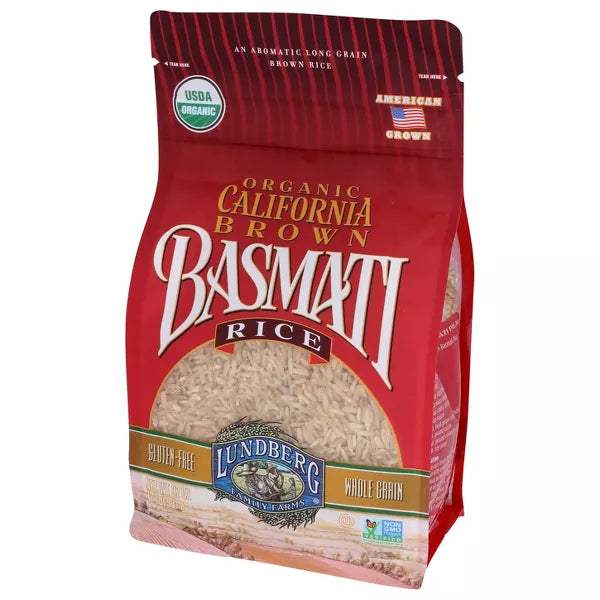 LUNDBERG FAMILY FARMS Rice, Brown, Basmati 2 LB