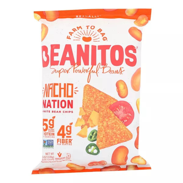 BEANITOS Nacho Cheese White Bean 4.5 OZ