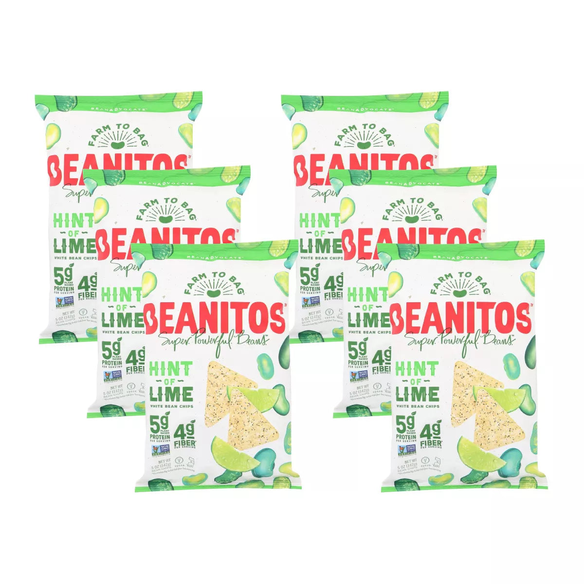 BEANITOS White Bean, Hint of Lime 5 OZ