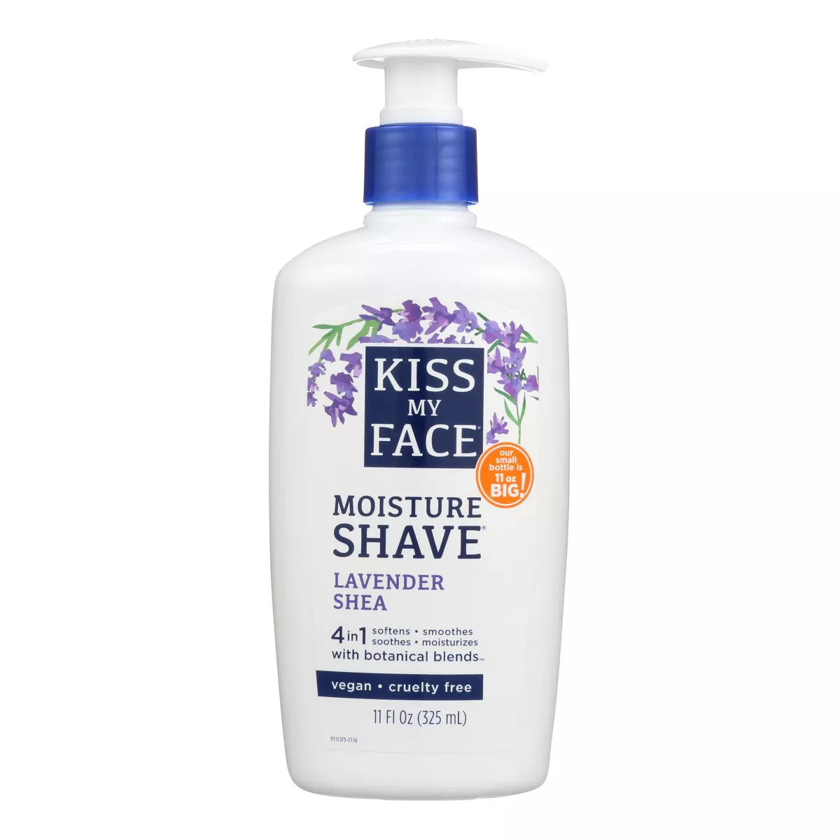 KISS MY FACE MOISTURE SHAVE LAVENDER & SHEA 11OZ