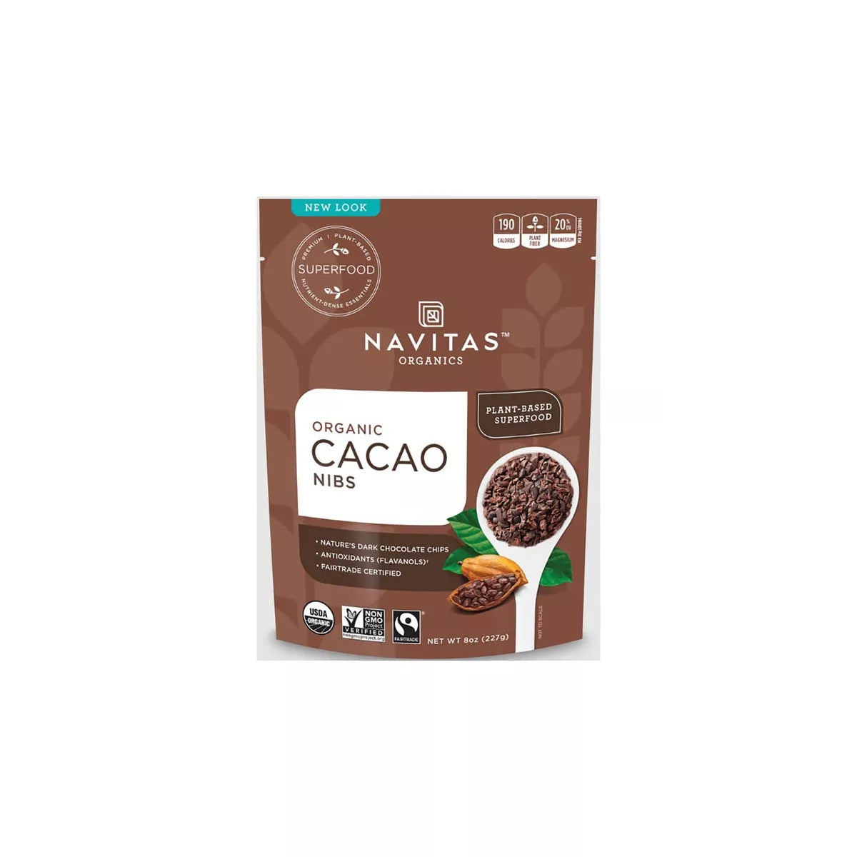 NAVITAS ORGANICS Cacao Nibs 8 OZ