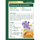 TRADITIONAL MEDICINALS TEAS Organic Chamomile w/ Lavender Tea 16 BAG