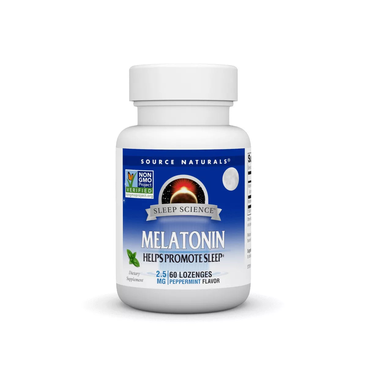 SOURCE NATURALS SLEEP SCIENCE MELATONIN 2.5MG PMINT 60 LOZ