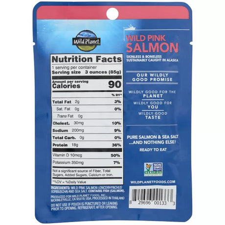 WILD PLANET Wild Pink Salmon 3 OZ