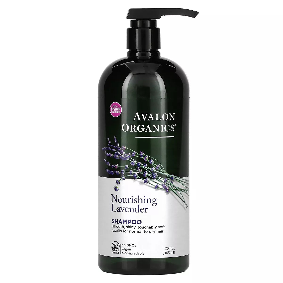 AVALON ORGANIC BOTANICALS SHAMPOO ORGANIC NOUR LAVENDER VS 32OZ