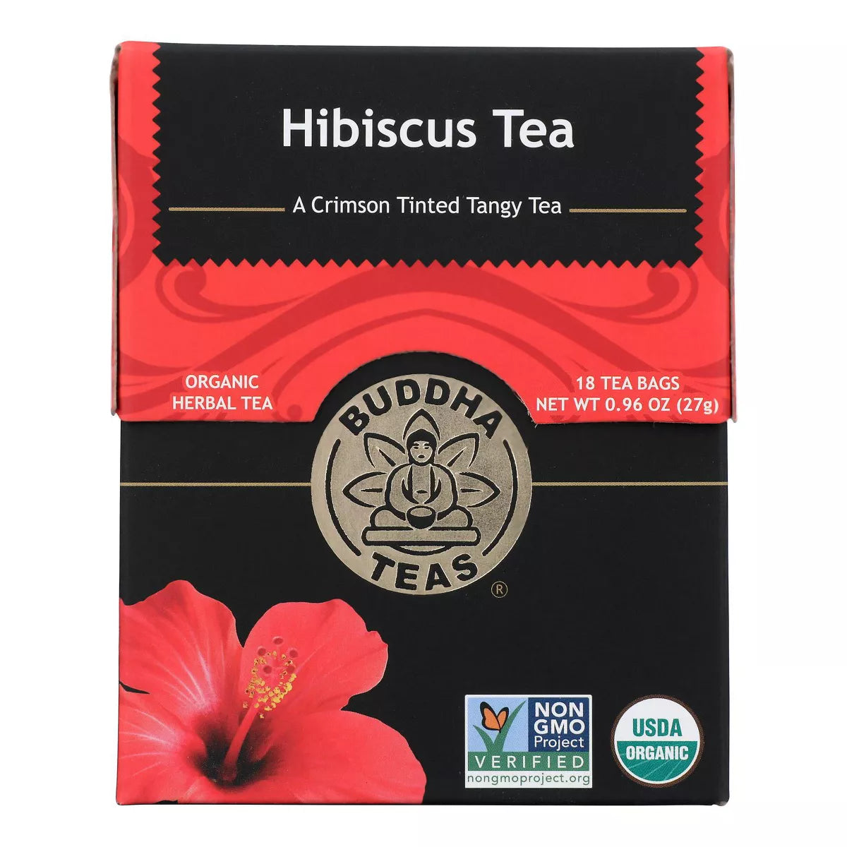 BUDDHA TEAS Organic Hibiscus 18 BAG