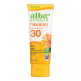 ALBA BOTANICA SUNSCREEN HAWAIIAN ALOE VERA SPF30 3OZ