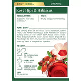 TRADITIONAL MEDICINALS TEAS Organic Rose Hips With Hibiscus Tea 16 BAG