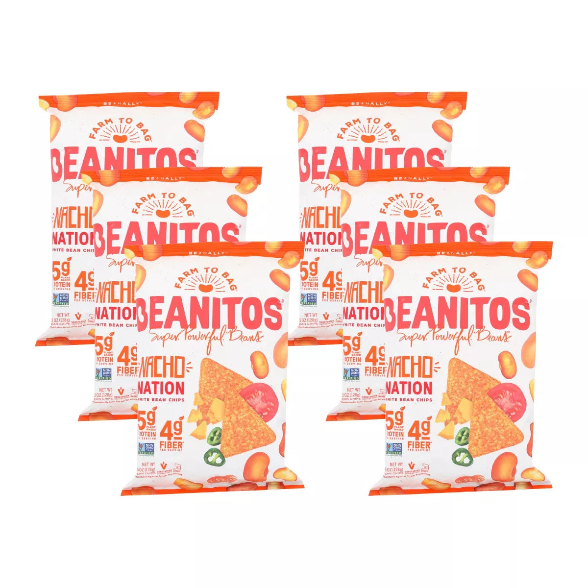 BEANITOS Nacho Cheese White Bean 4.5 OZ