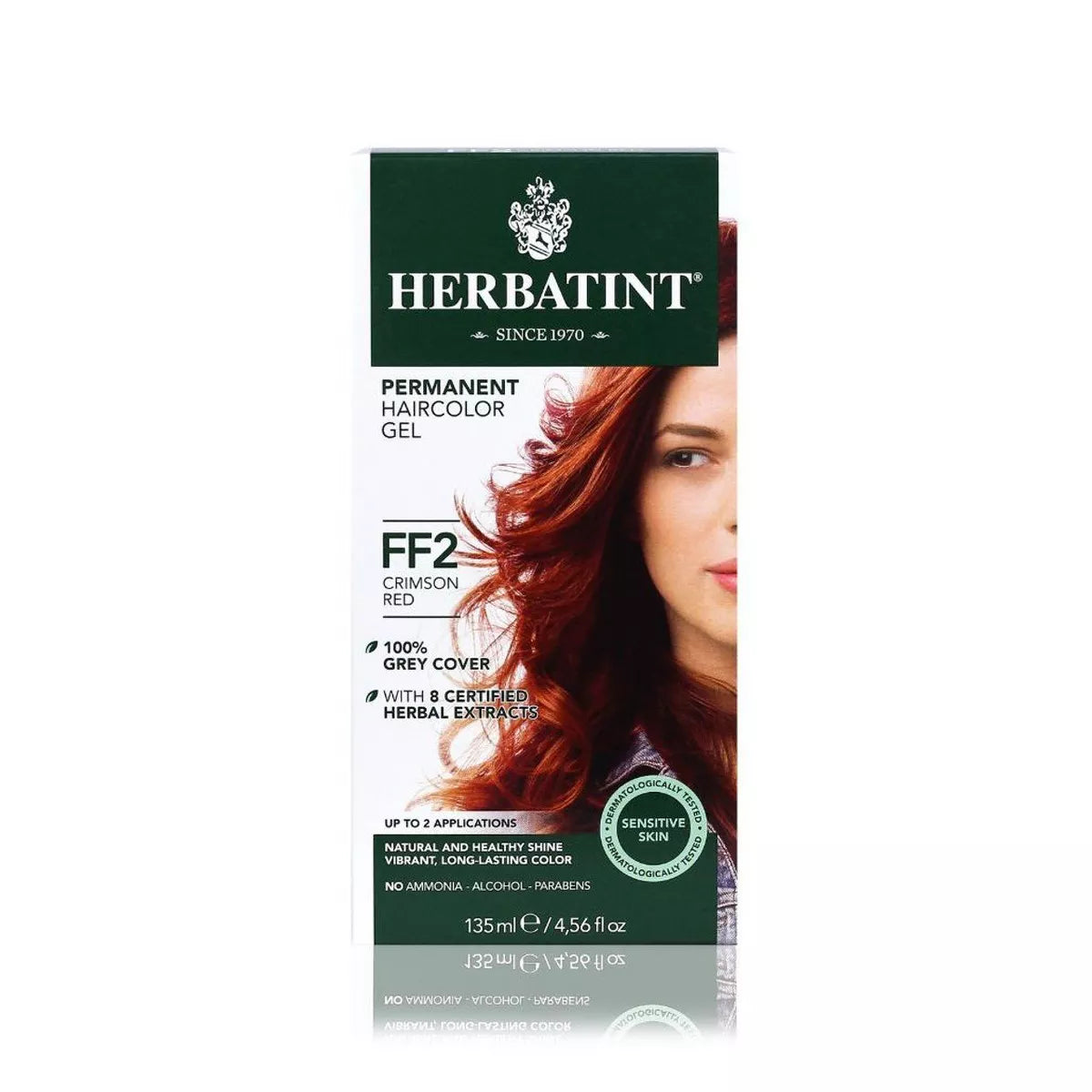 HERBATINT NATURAL HAIR COLOR FLASH FASHION CRIMSON RED 130M