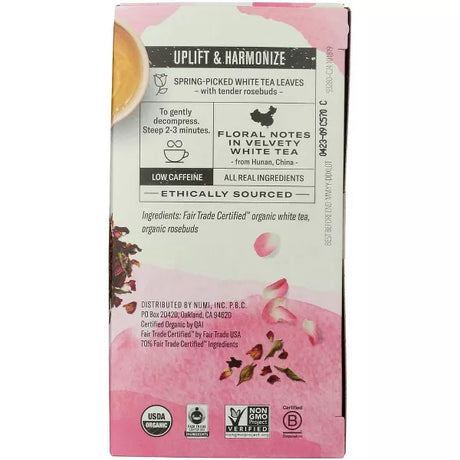 NUMI TEAS White Rose Tea 16 BAG