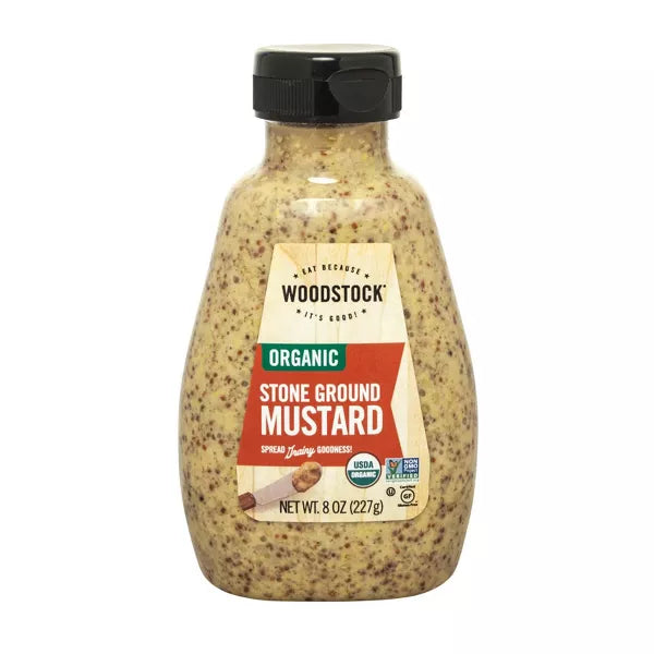 WOODSTOCK Mustard, Stoneground 8 OZ