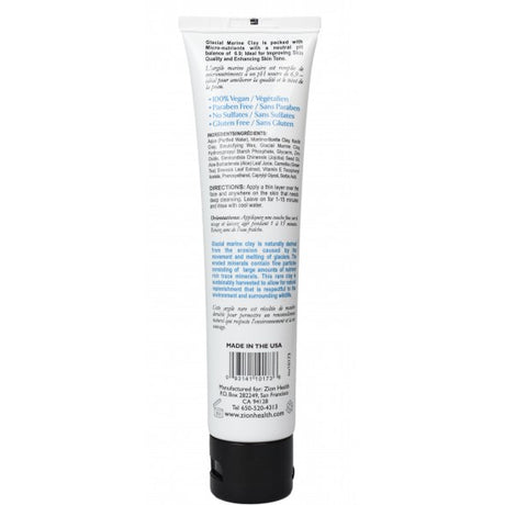 Zion Health Glacial Mud Mask 4 oz