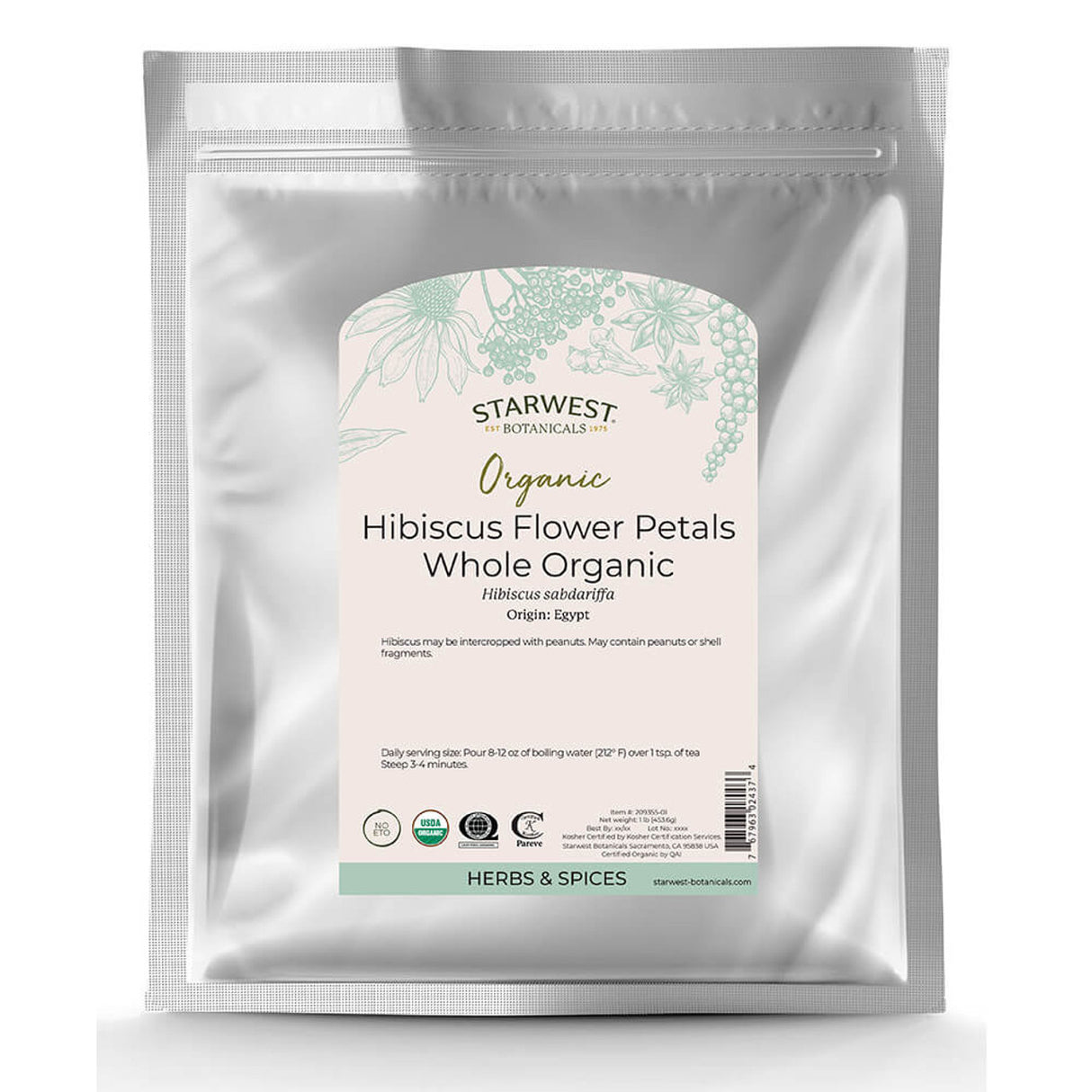 HIBISCUS FLOWER PETALS WH OG