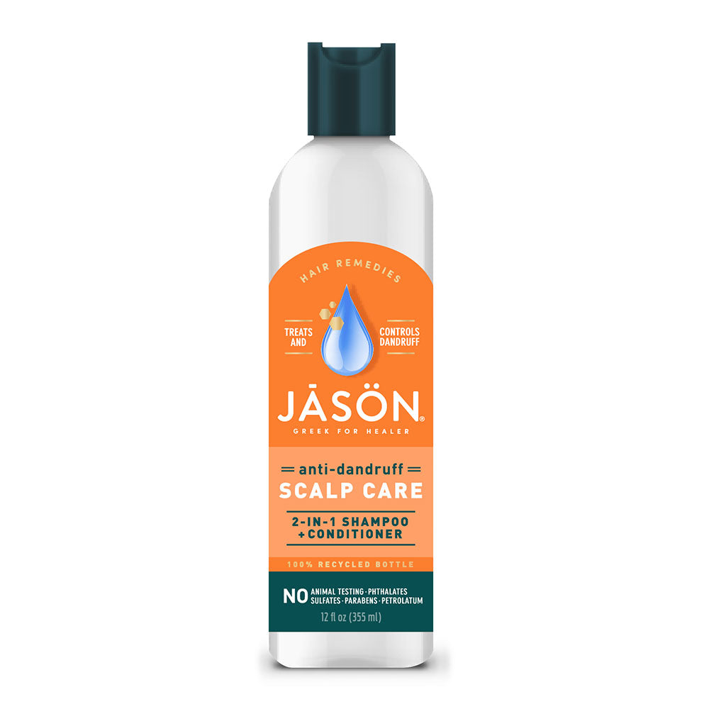 JASON NATURAL PRODUCTS DANDRRUFF RELIEF 2 IN 1 SHAMPOO CONDITIONER 12OZ