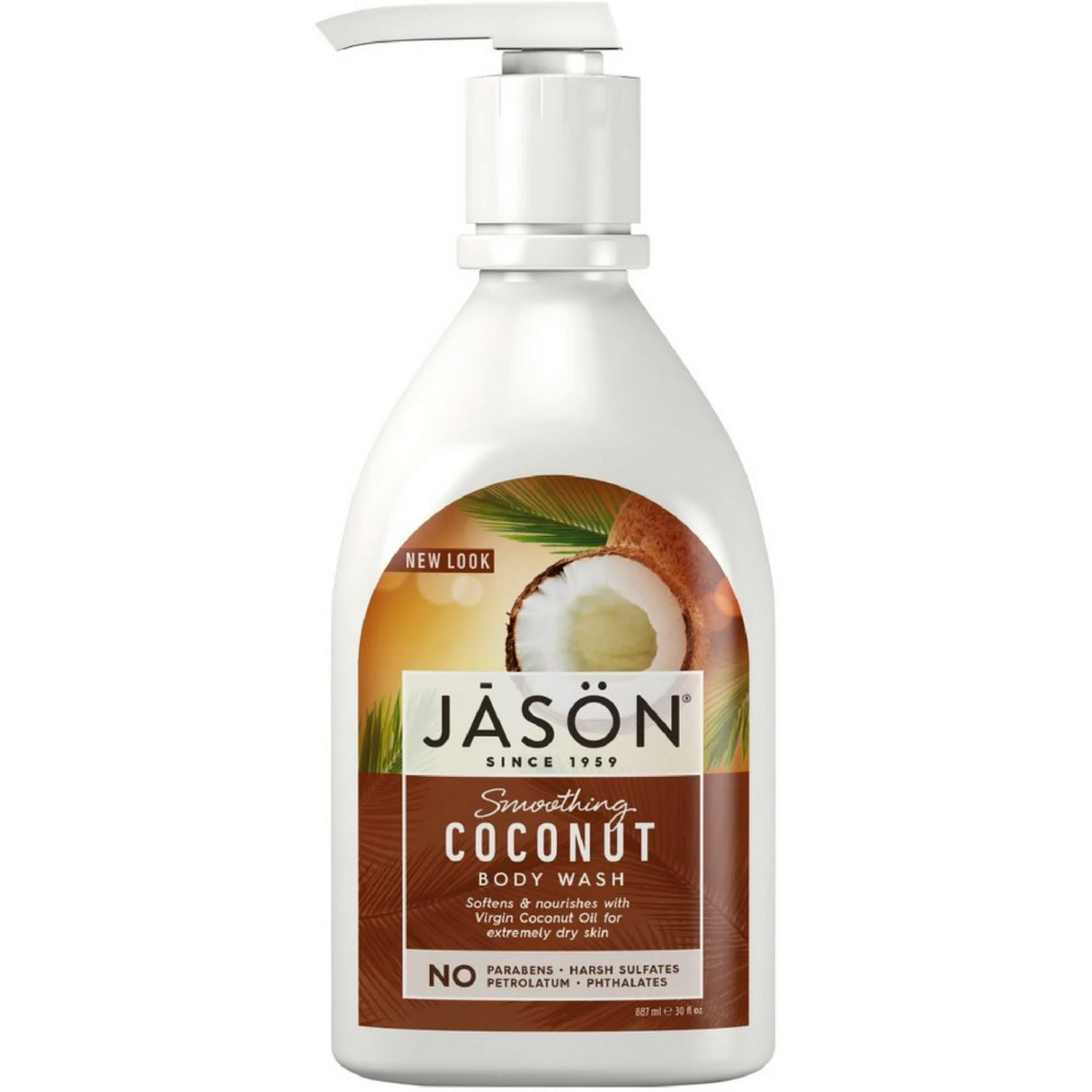 JASON SMOOTH COCONUT BODY WASH 30OZ