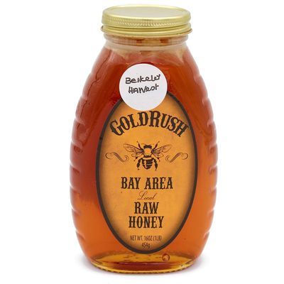 Goldrush Bay Area raw honey 8 oz