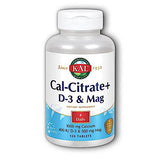 Kal Cal-Citrate+ D3 & Mag 120CT 1000MG Tablet