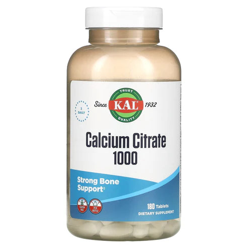 Kal Calcium Citrate 1000 180CT  Tablet