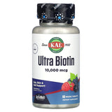 Kal Ultra Biotin ActivMelt Mixed Berry 60CT 10000MCG Lozenge