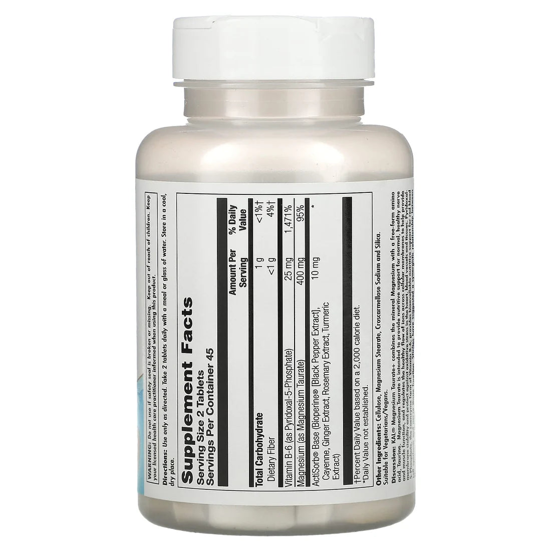 Kal Magnesium Taurate + 90CT 400MG Tablet