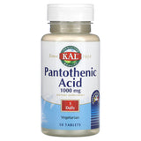 Kal Pantothenic Acid SR 50CT 1000MG Tablet